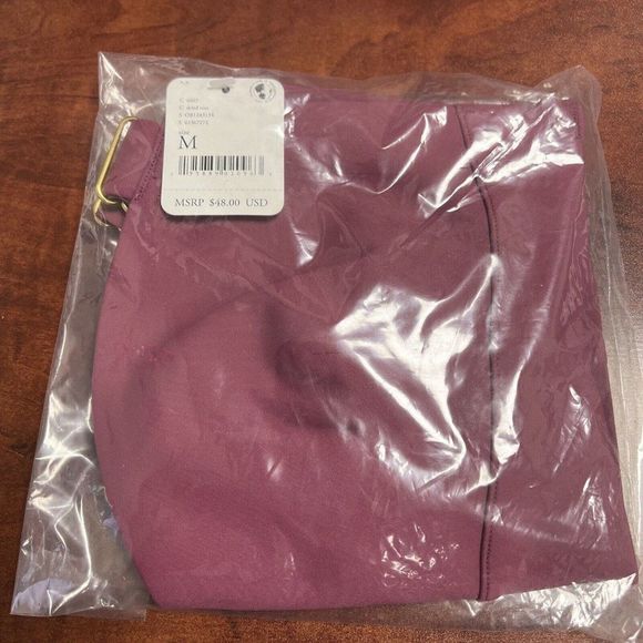 Free People Naomi Longline Bra Dried Rose Size Medium FP - Picture 9 of 9